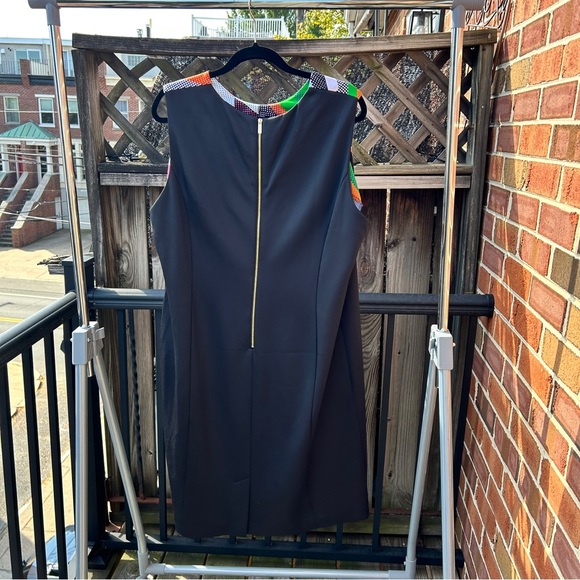 Calvin Klein Graphic Sheath Plus Dress 18W - Picture 2 of 4